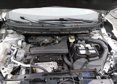 2015 Nissan Rogue S из США, поврежденный, VIN KNMAT2MT1FP585117